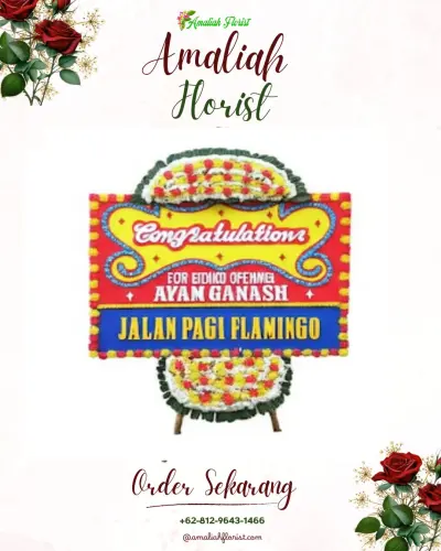 Bunga Papan Congratulation di Pupuan Sawah